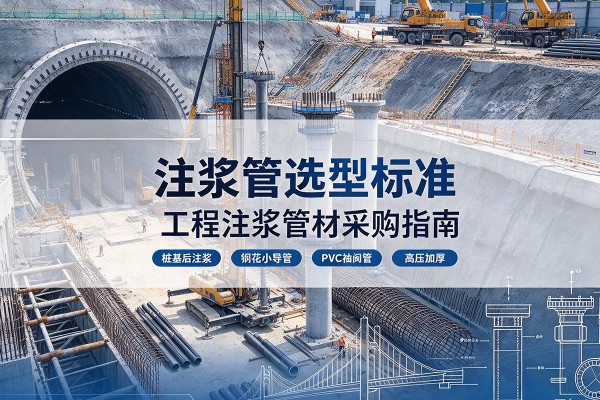 云和注浆管选型标准
