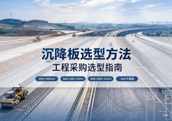 云和沉降板选择方法